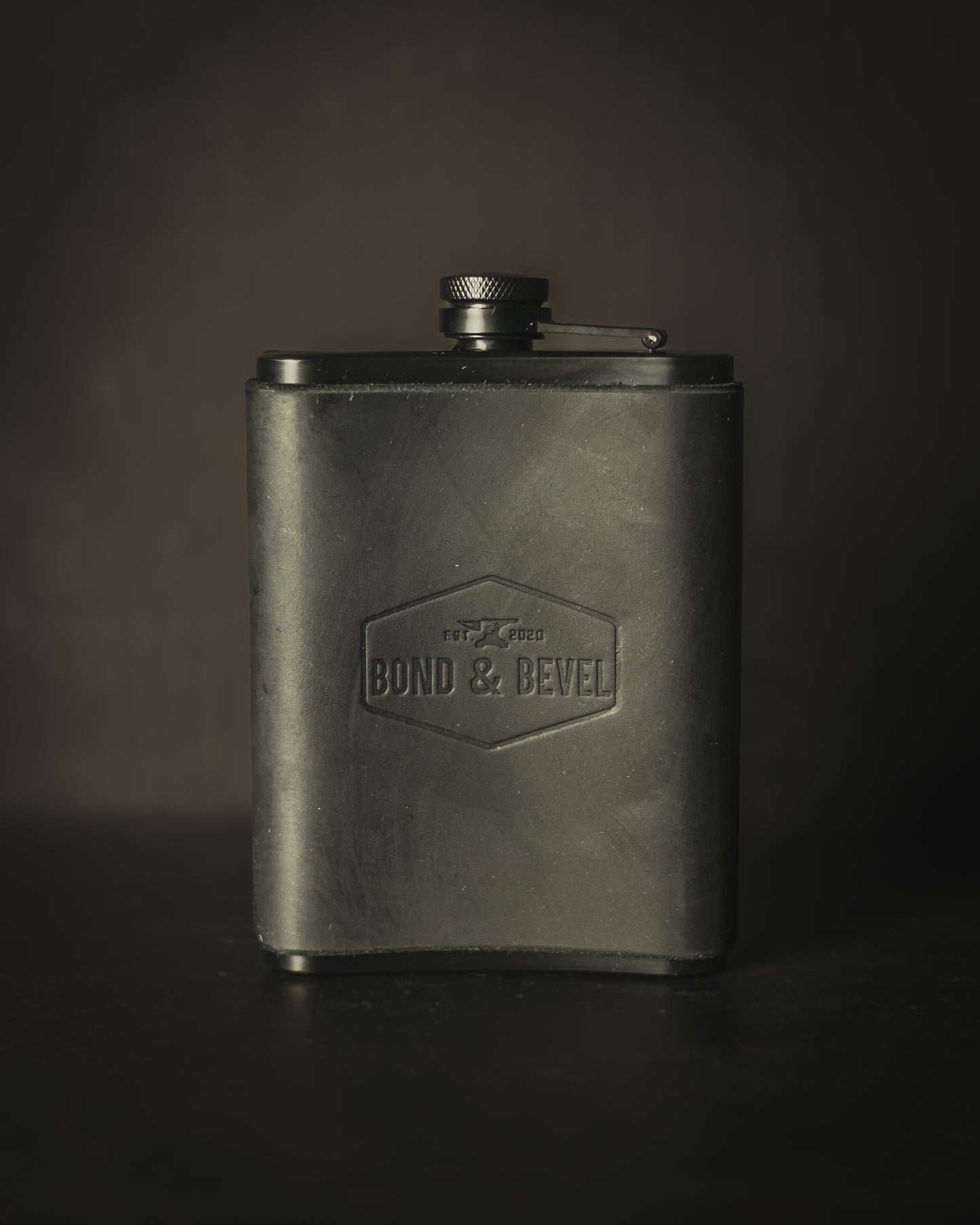 Black Moonshine Flask