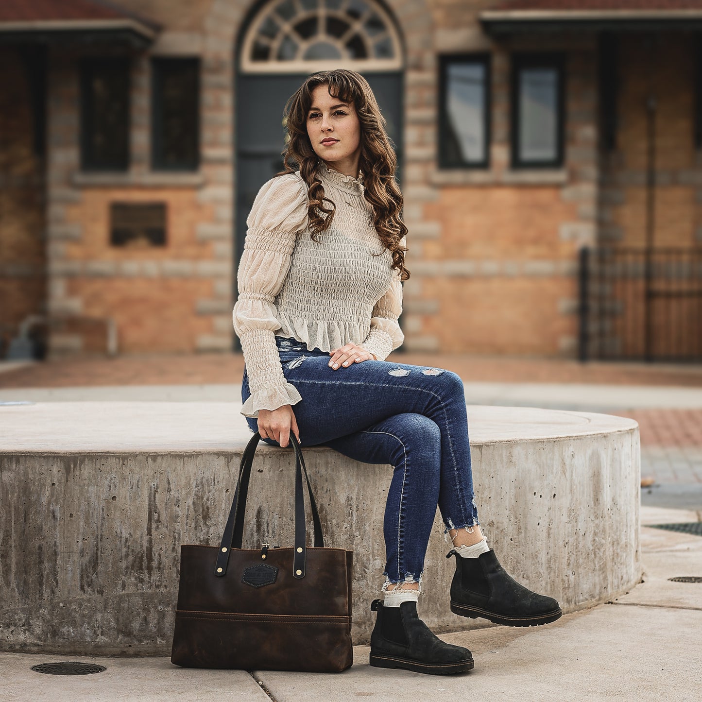 Brown Journey Tote