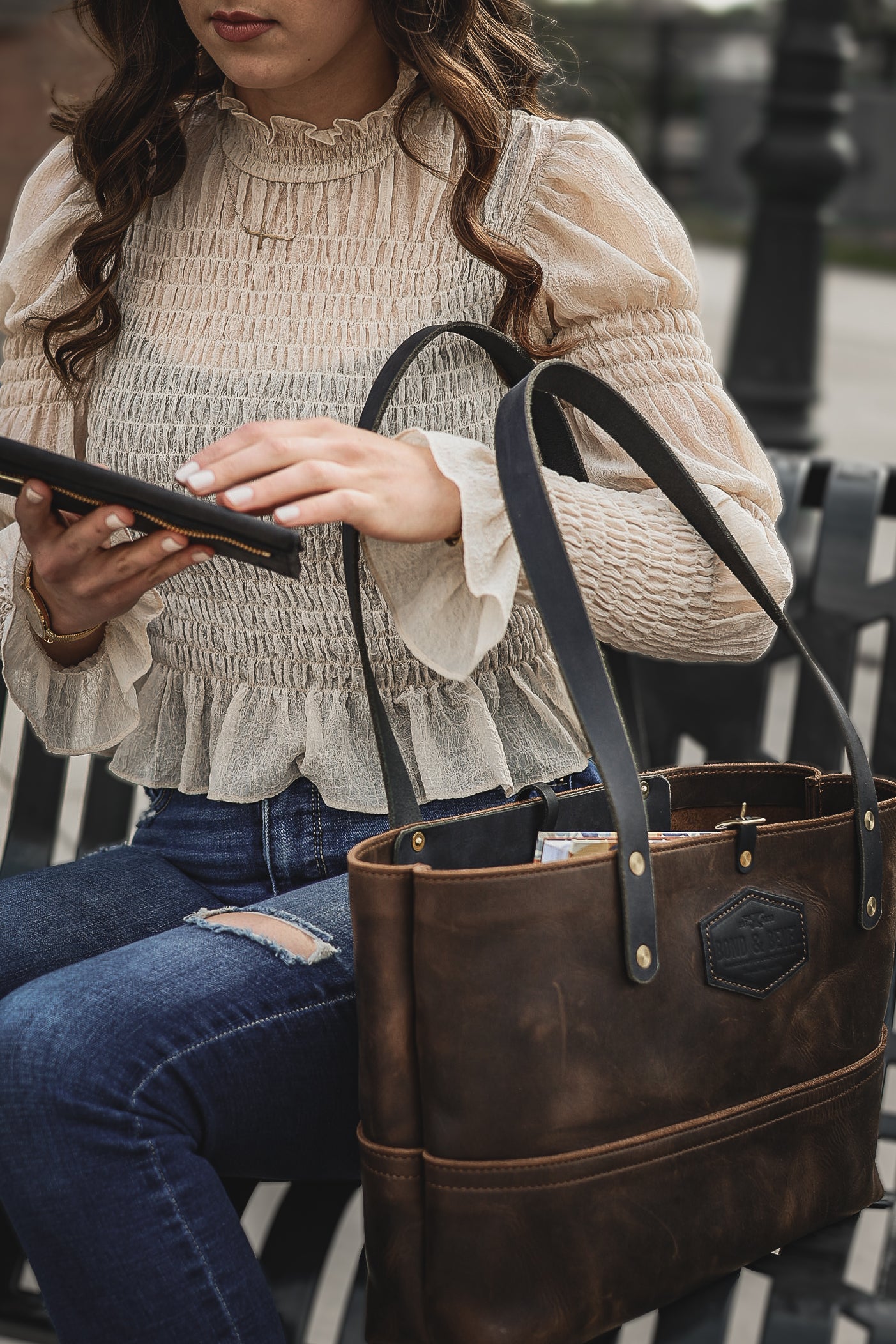 Brown Journey Tote