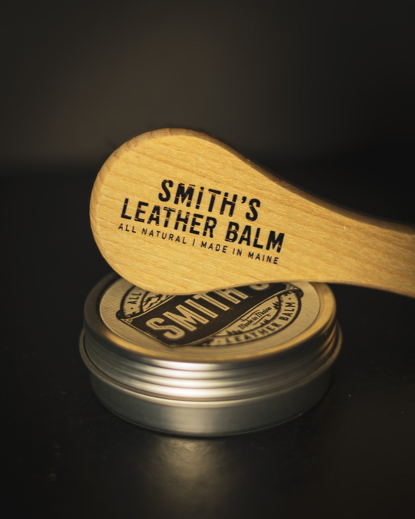 Smiths Leather Balm&Brush Set