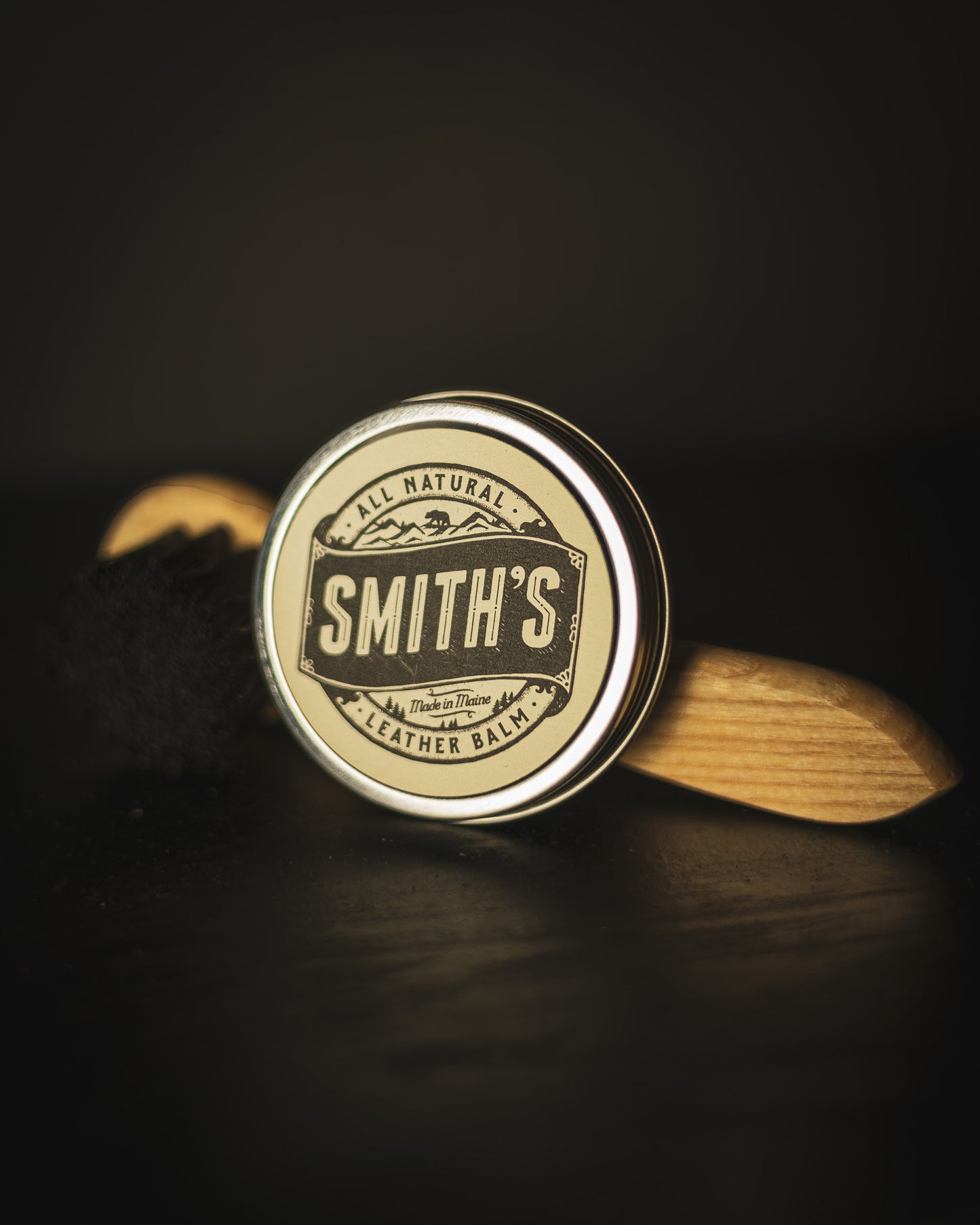 Smiths Leather Balm&Brush Set