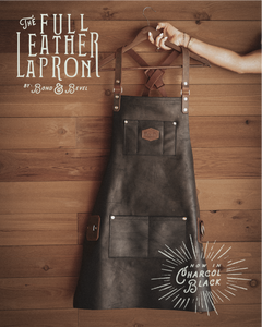 Charcoal Full Leather apron