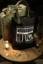 Load image into Gallery viewer, Shop Tote in Black Canvas
